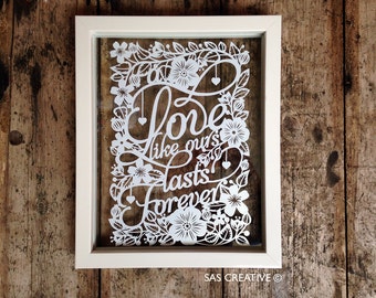 Kontur Cameo SVG Hochzeitstag / Hochzeit Jahrestag von SASCreative