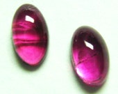 Pink Tiurmaline Earrings 14k Gold Stud 5mm X 3mm Oval Natural Genuine Gemstone + Certificate