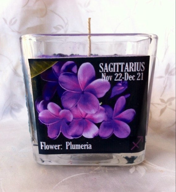 Sagittarius Flower Plumeria Astrology by IstarAndFlameCandles