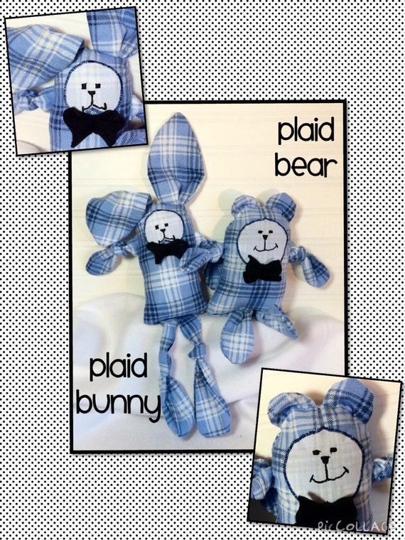 flannel stuffed animals