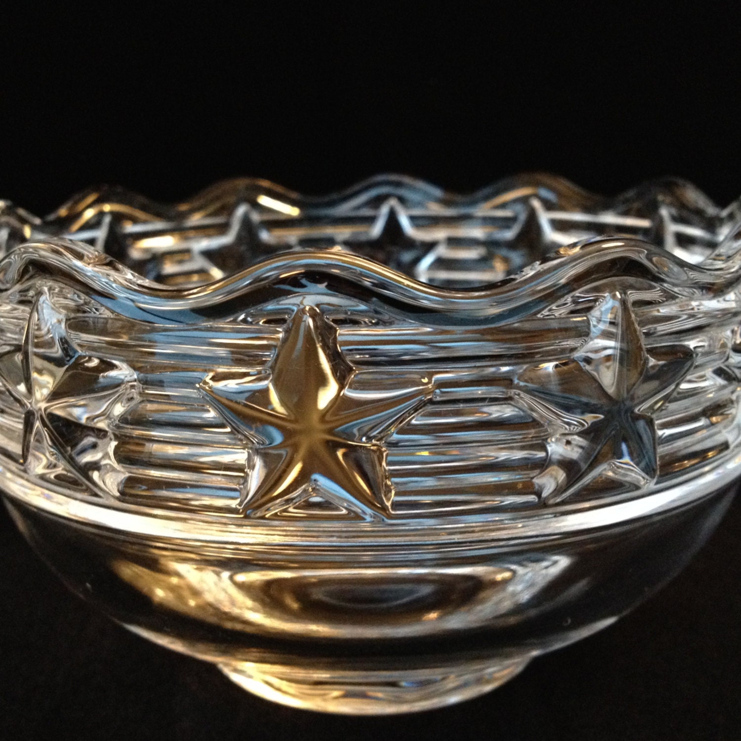 Tiffany & Co. glass bowl candy bowl home decor by arSFhomedecor