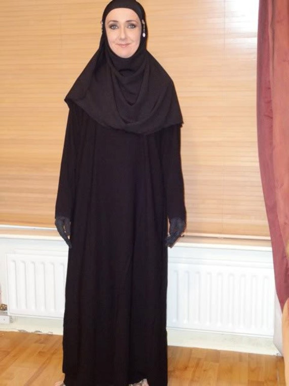 Black Jilbab Abaya hijab islam niqab muslim new Ladies Saudi