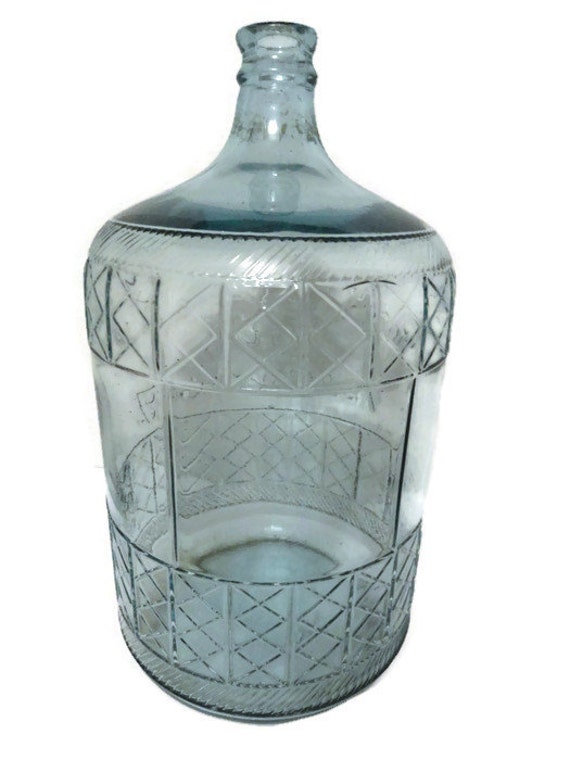 Vintage Bastanchury 5 Gallon Carboy Blue Water Bottle / Jug