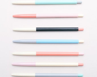 Colour Block Pens — Ball Point Pen — Black Ink