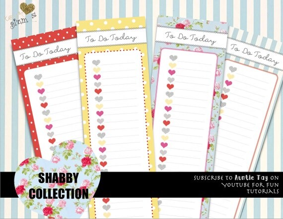 Items similar to PRINTABLE To DO LIST Calendar Planner 5.5x 8.5 mini ...