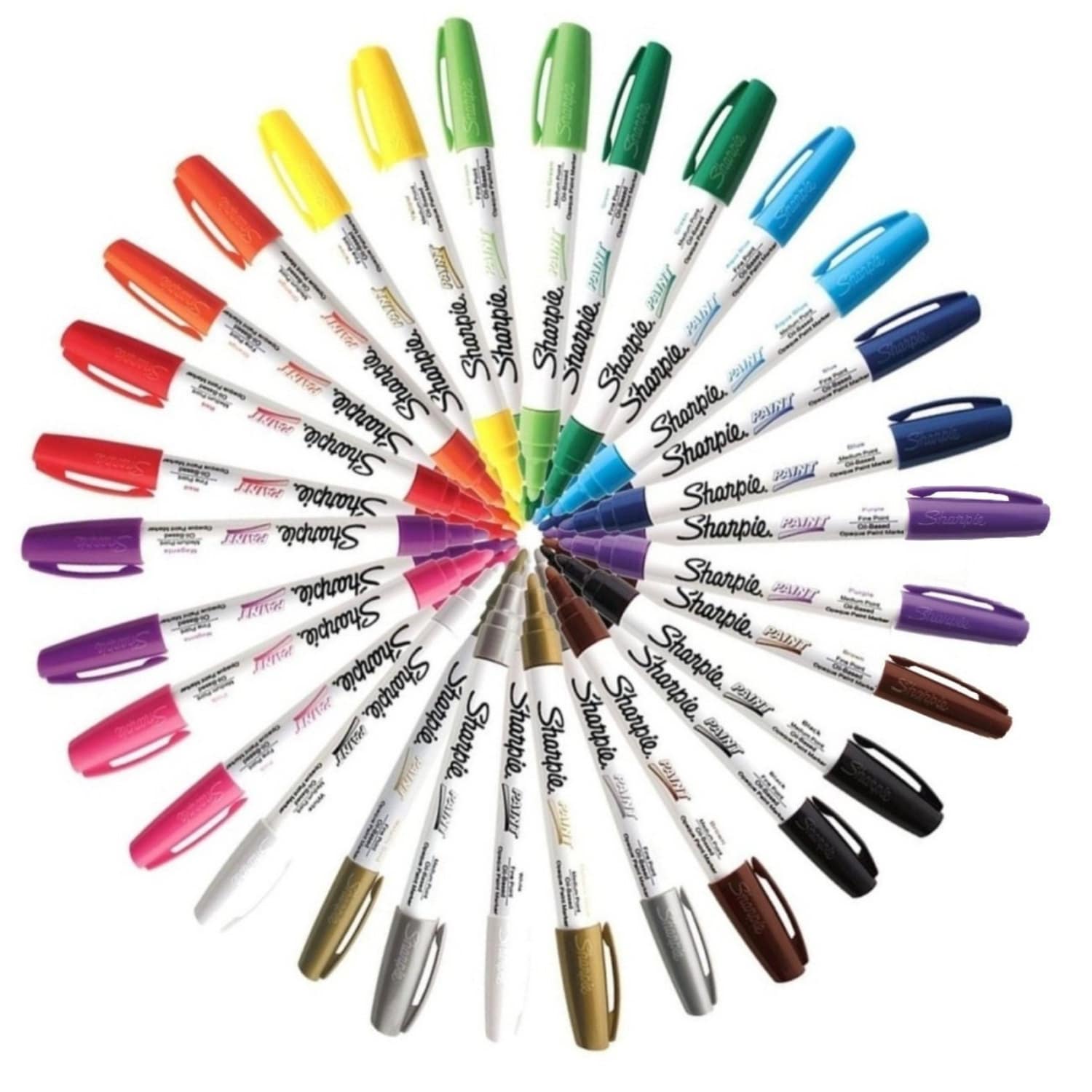 Sharpie Paint Marker 15 Fine Point & 15 Medium Point Oil Based