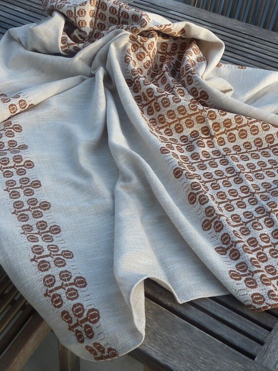 Vintage Finnish Tablecloth Scandinavian by SelfmadeandVintage