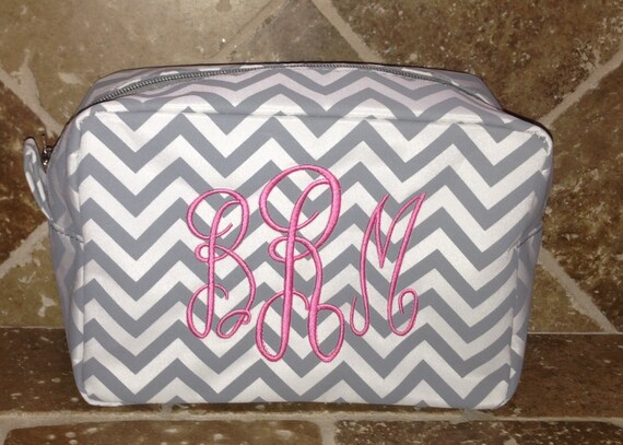 monogrammed makeup case