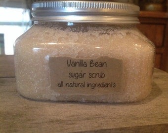 Vanilla bean Exfoliating sugar scrub
