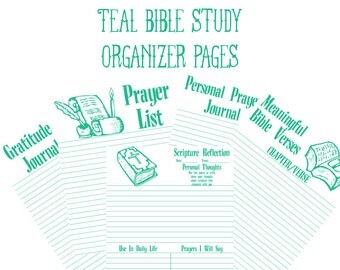 Printable Bible Study Journal Sheets 5 by PrintableProverbs