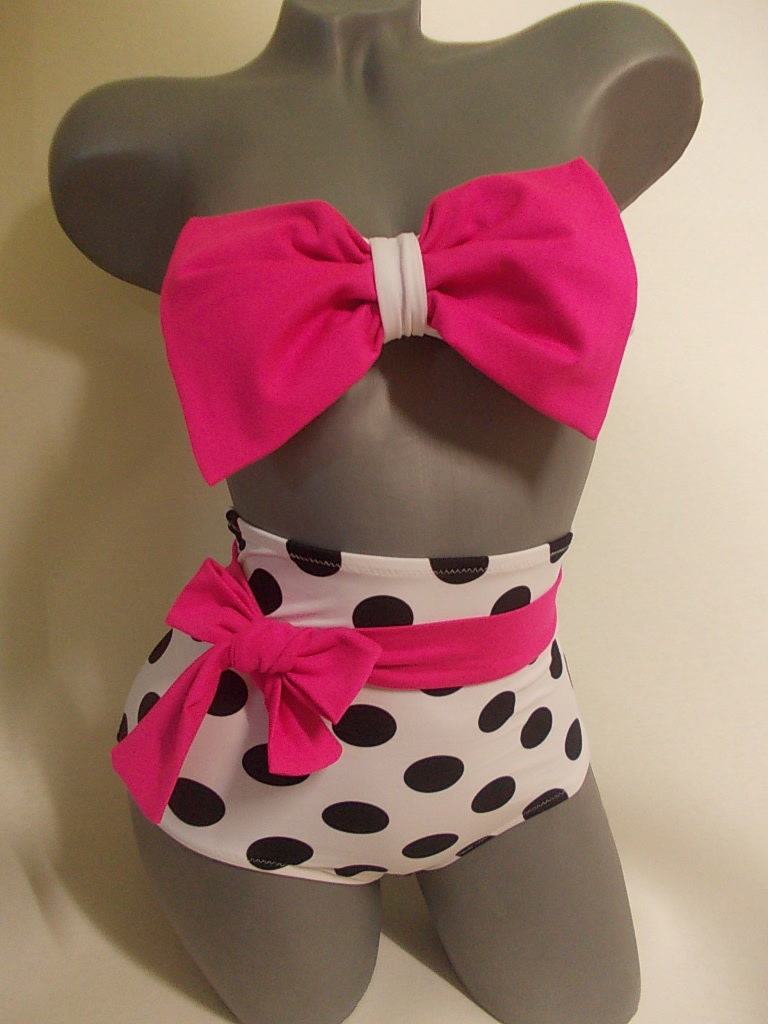 high waisted bow bikini bottom scrunch bum bikinis by