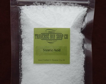 Stearic Acid, Vegetable, Triple Pressed, lotions, 8oz -16oz , diy supplies