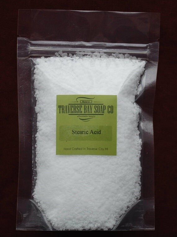 Stearic Acid Vegetable Triple Pressed lotions 8oz 16oz