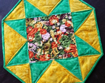The One Little Star Quilted Table Topper