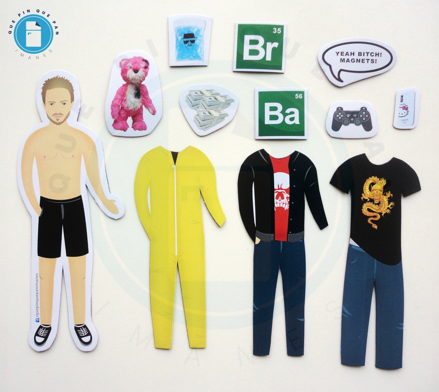 Custom Illustrated Fridge by on Etsy