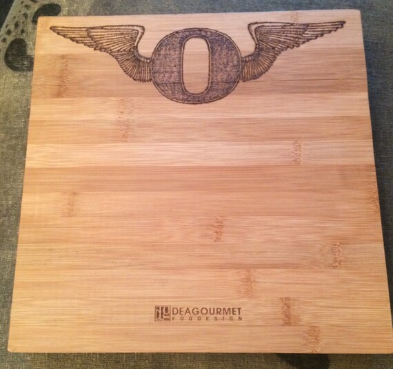Oregon ducks wood burned cutting board