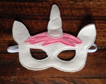 popular items for unicorn mask on etsy