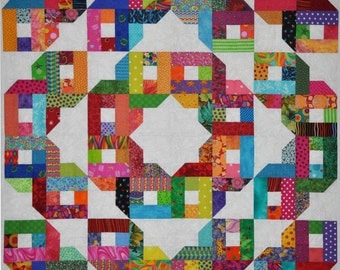 Bedford Mystery 4, by Lessa Siegele this versatile Scrap Quilt Pattern is easy to make and can be cut on an Accuquilt. 2 Sew Textiles