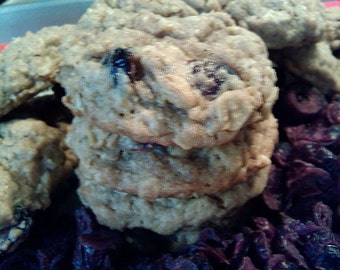 A Pound of Homemade Cranberry Oatmeal Cookies