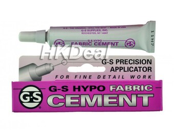 GS Hypo Fabric Cement Hobby Craft Jewelry Glue Rhienstone Glue Watch Crystal Glue + Free 24pcs Swarovski Crystal