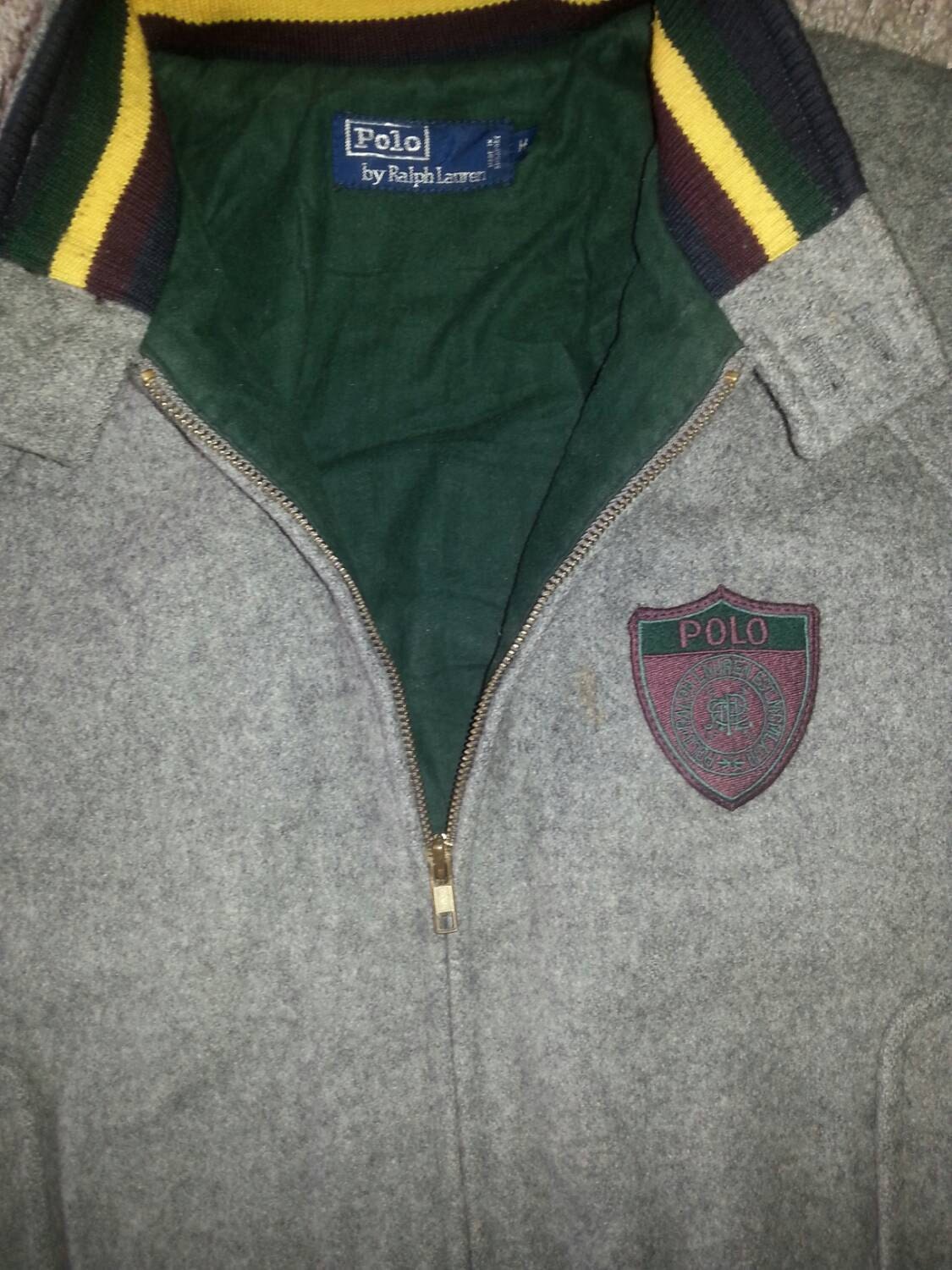 Vintage Polo RL Varsity Jacket. Medium size – Haute Juice