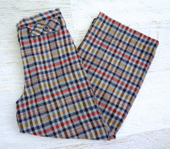 plaid bell bottoms mens