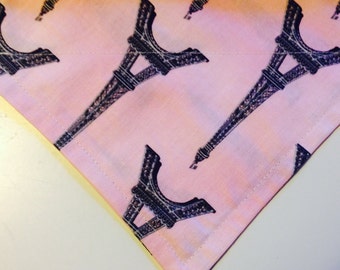 Eiffel Tower Dog Bandana
