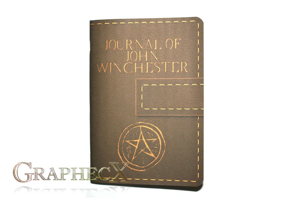 Supernatural John Winchester journal inspired personalized