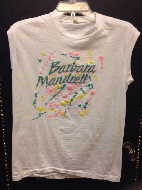 Vintage 1980s 80s Barbara Mandrell Sleeveless t by StashPadVintage