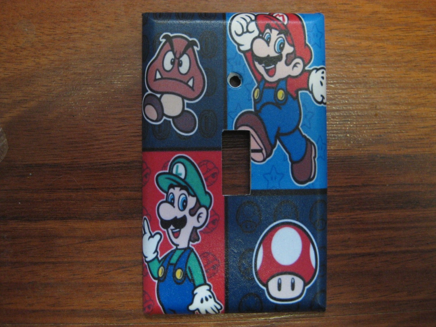 Super Mario Light Switch Wall Plate Cover 60 Outlet Double