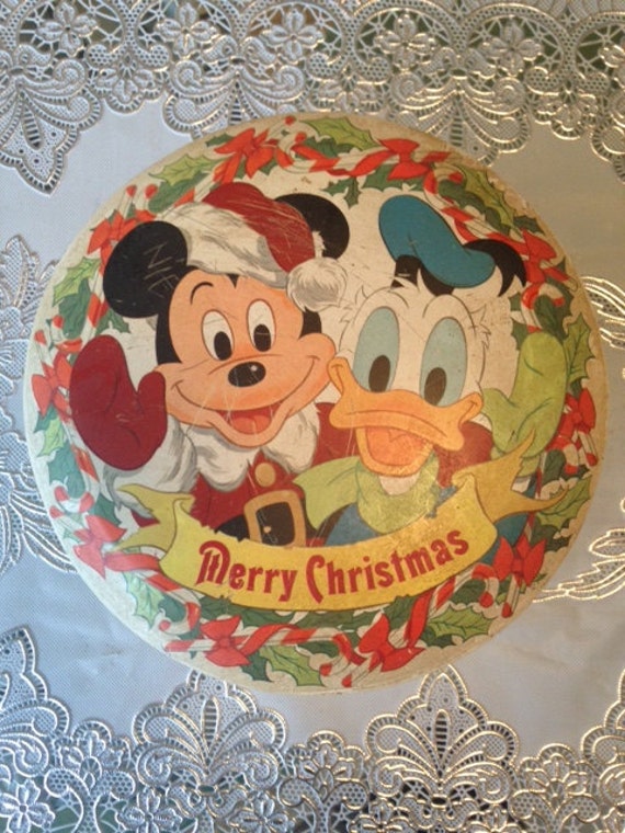 Items similar to Vintage and Collectible 1970's Mickey Mouse Christmas ...