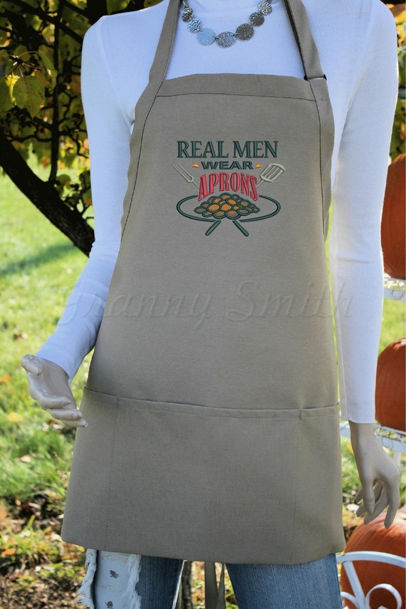 Real Men Wear Aprons No Pocket Apron 28l X 24w 7570