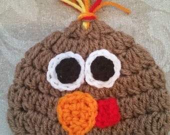 Download Crocheted Turkey Hat Pattern