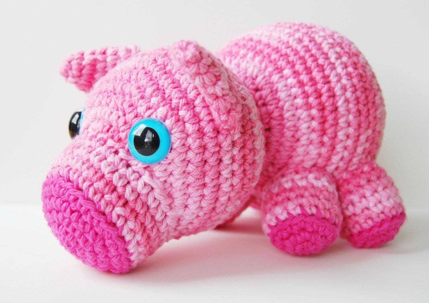 Crochet Pig Pattern Pig Stuffed Animal Pattern by HubenHandmade