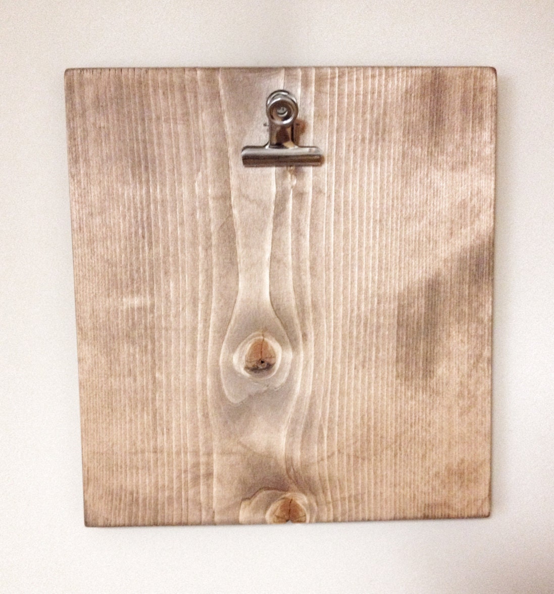 Rustic Wooden 8x10 Picture Frame Rustic Frame Metal clips