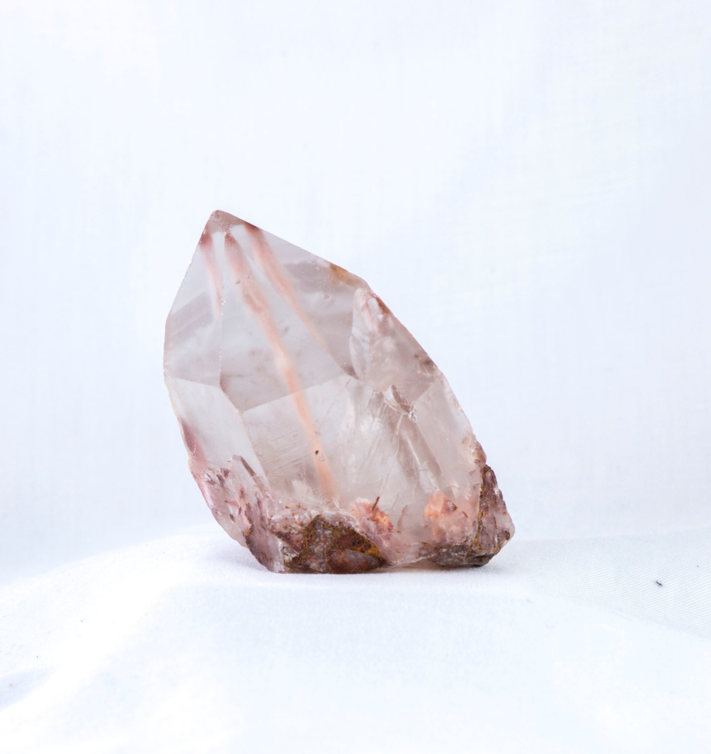 Angel Phantom Quartz Amphibole Crystal by PerpetualMinerals