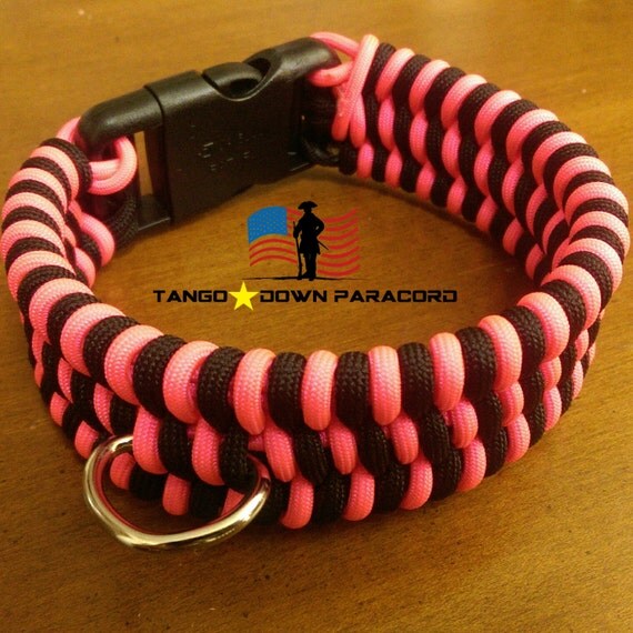 Handmade Paracord 550 Dog Collar by TangoDownParacord on Etsy