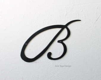 Medium Letter Blank - Monogram metal letters for your home, metal art wall hanging, metal sign, design your own sign with metal letters