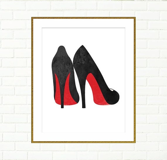 High Heels Art Print Digital Download Vanity Wall Decor