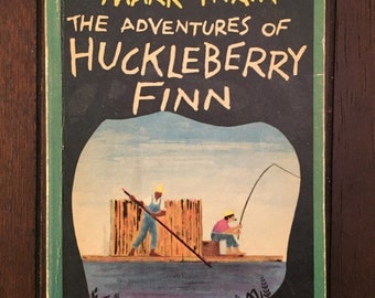 Huckleberry Finn, Mark Twain, vintage paperback