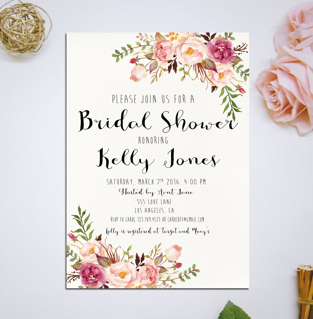 Downloadable Bridal Shower Invitations 9