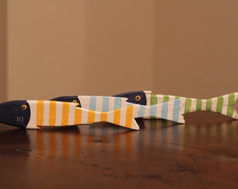 3 Pallet Fish - Nautical Fish Decor - Reclaimed Fish - Picket - Wood Fish