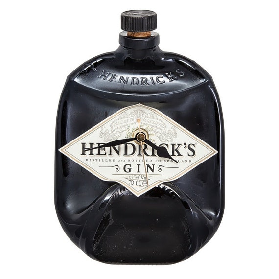 Hendrick's Gin bottle clock