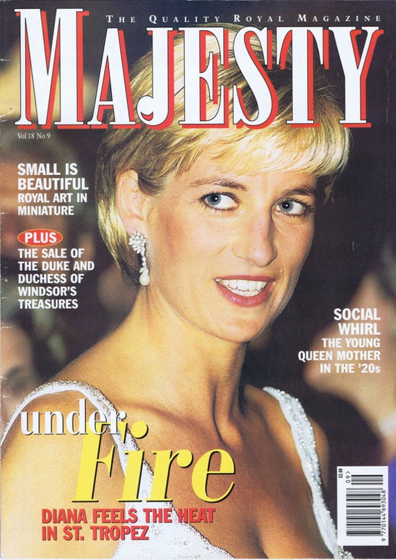 Majesty Magazine Vol 18 No 9, Princess Diana cover