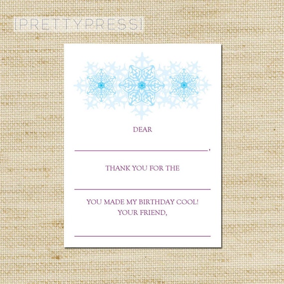 fill in thank you cards kids frozen thank you cards 10 fill