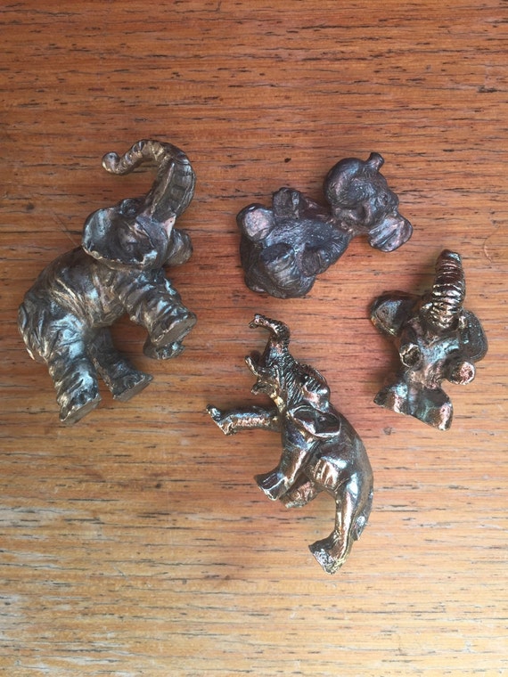 silver elephant figurines