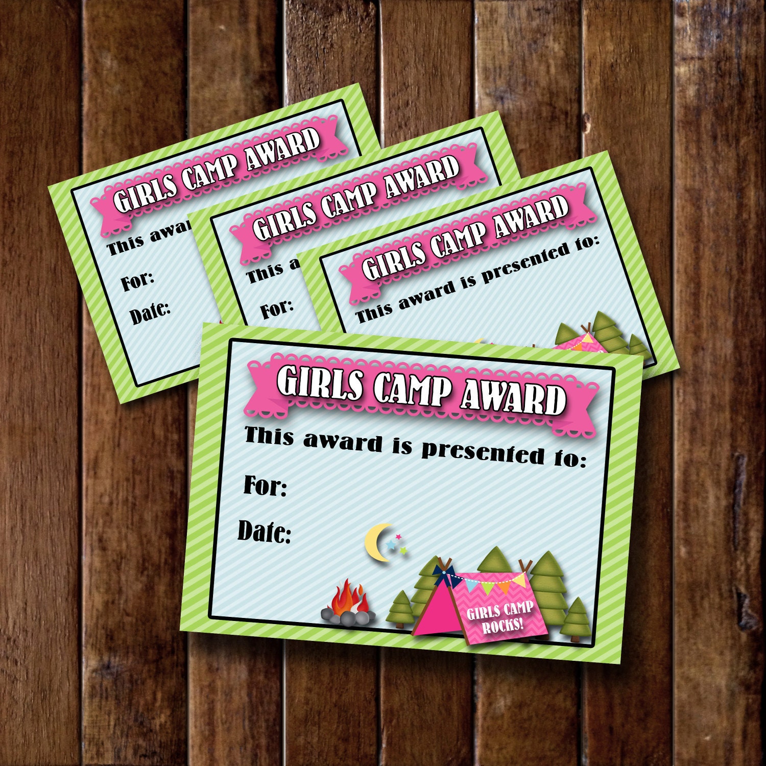 girls-camp-awards-certificate-4-3-5x5-cards-instant