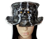 <b>...</b> top hat skull top <b>hat , hatter</b> hat horror , tophat, steampunk tophat. - il_214x170.757358121_a47c