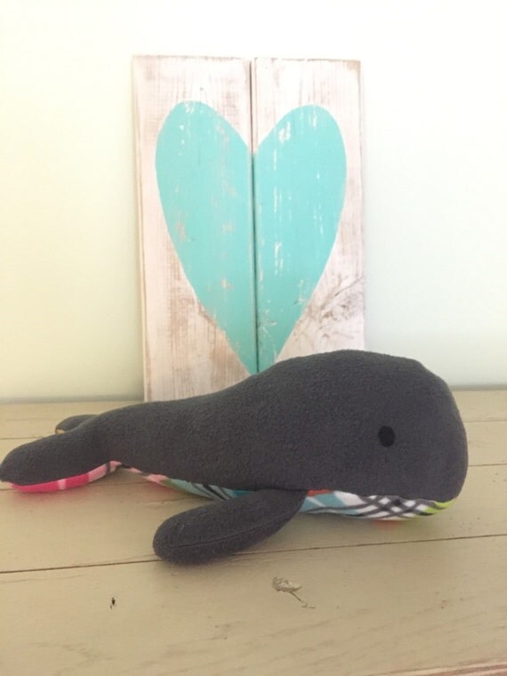 stuffed whale for baby