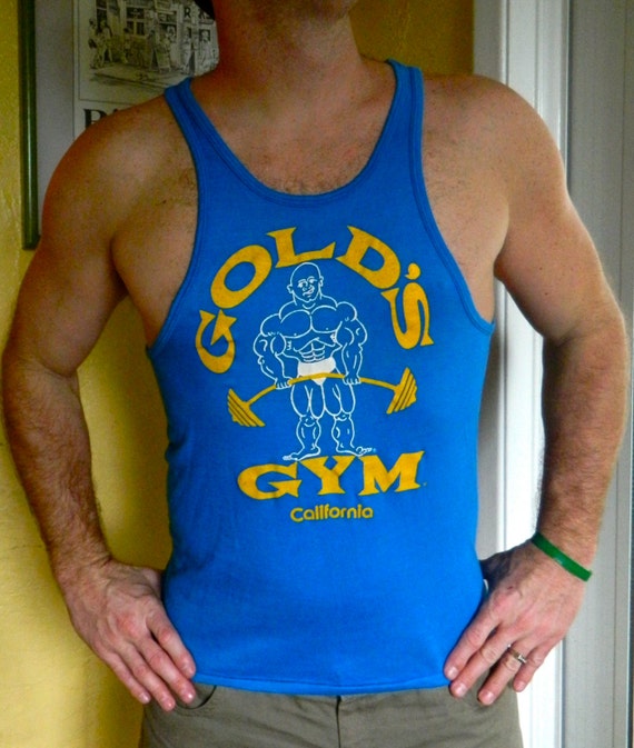 vintage golds gym tank top